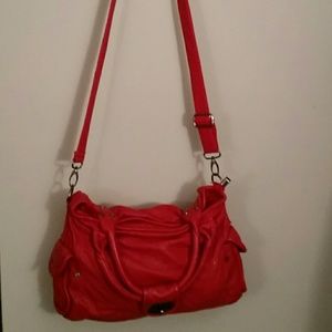 Vegan leather urban outfitters red bag
